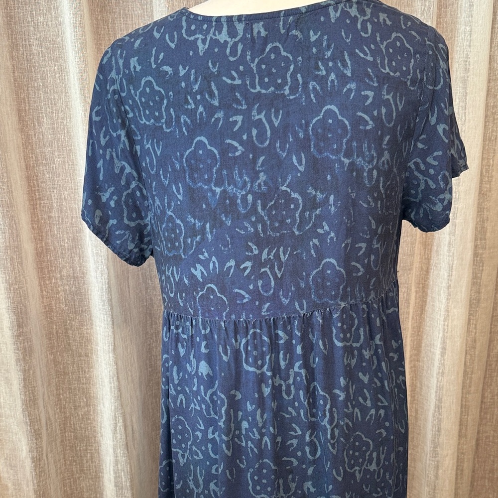 NATURAL LIFE Blue Patterned Maxi Dress - Picture 8 of 15